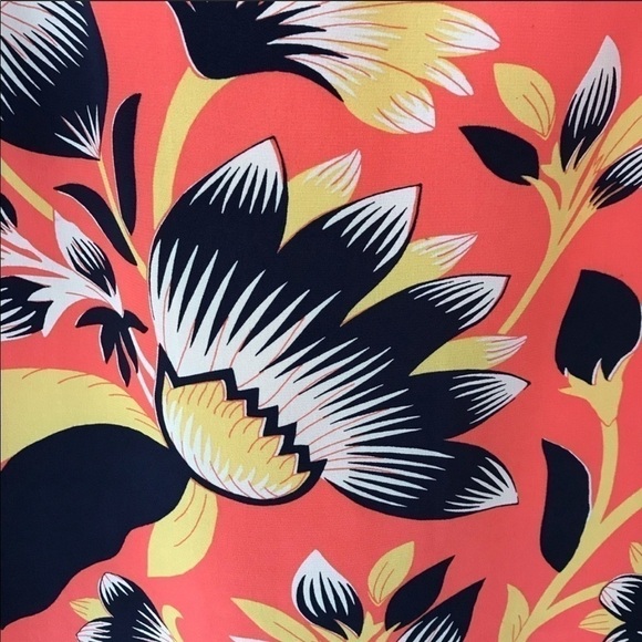 J. CREW 100% Silk Hibiscus Twist Back Dress Size 0 Vacation Beach Tropical - Picture 5 of 8